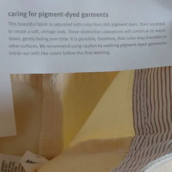 J. JILL pale yellow crop cotton pants genuine fit at Waist Size 8 NWT - Picture 6 of 8